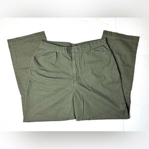 Vintage Johns Bay‎ Pants Womens Size 12 Petite 12P Green High Rise 90s Y2K
